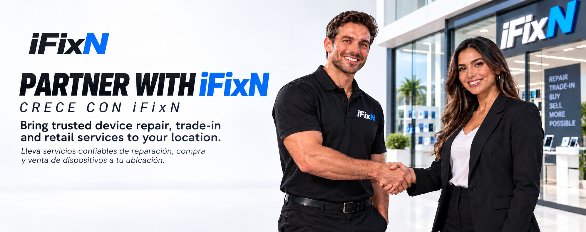Partner with iFixN to bring trusted tech care to your market